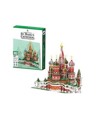 Charmland παζλ 3D "Καθεδρικός ναός Αγ. Βασιλείου" Υ13x27x25εκ. 67 τεμαχίων