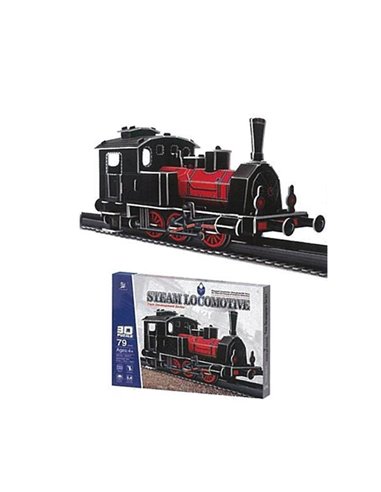 Charmland παζλ 3D "Ατμομηχανή" Υ13x27x10εκ. 79 τεμαχίων