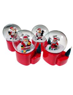 Χριστουγεννιάτικη μουσική χιονόμπαλα με φώς και κίνηση 13x15εκ.