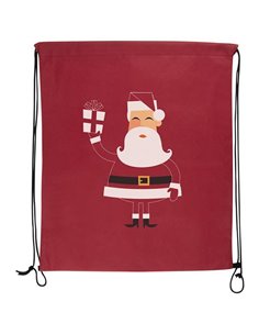 Χριστουγεννιάτικη τσάντα δώρου κόκκινη Υ42x34εκ.