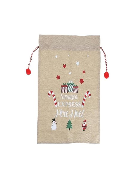 Χριστουγεννιάτικος σάκος δώρου Υ70x50εκ. Σχέδιο 1