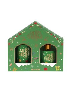 Σετ αρωματικό diffuser - κερί Χριστουγεννιάτικο Christmas Tree