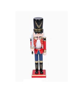 Καρυοθραύστης ξύλινος κόκκινος 3 Υ30x7x7εκ.