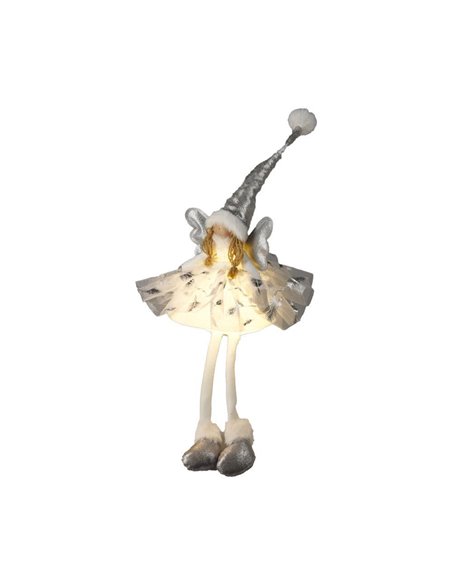 Αγγελάκι φωτιζόμενο LED ασημένιο Υ60εκ.