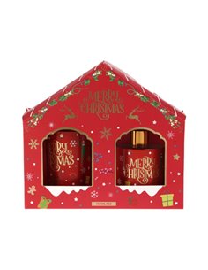 Σετ αρωματικό diffuser - κερί Χριστουγεννιάτικο Festival Spice