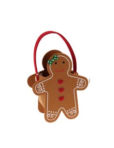 Καλαθάκι τσόχινο gingerbread Υ20x16,5x8,5εκ. Σχέδιο 3