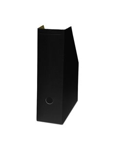 Νext θήκη περιοδικών classic μαύρη χάρτινη Υ32x25x9εκ.