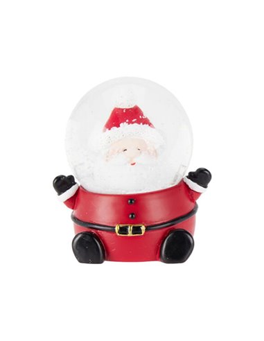 Χριστουγεννιάτικη χιονόμπαλα Άγιος Βασίλης Υ8,5×7×7εκ.