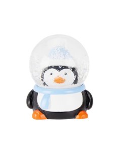 Χριστουγεννιάτικη χιονόμπαλα Πιγκουίνος Υ8,5×7×7εκ.