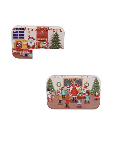 Χριστουγεννιάτικα παζλ 22,5x12,5εκ. κοκτέηλ