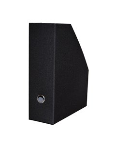 Νext θήκη περιοδικών σκληρή fabrics μαύρο Υ33x27x10εκ.