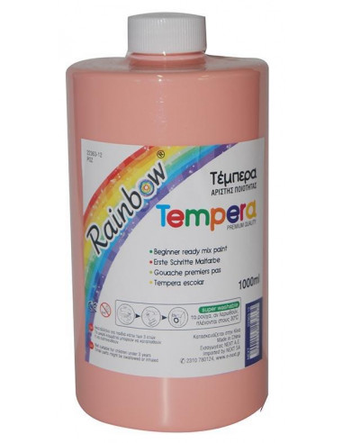 Rainbow τέμπερα ροζ 1000ml