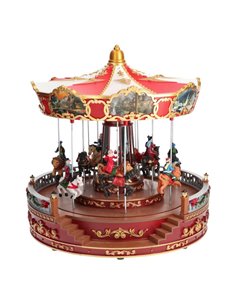 Καρουζέλ περιστρεφόμενο με LED και μουσική, 1 Υ31x30,5x30,5εκ.