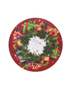 Χριστουγεννιάτικη πιατέλα με στεφάνι ∅33εκ. Σχέδιο 4