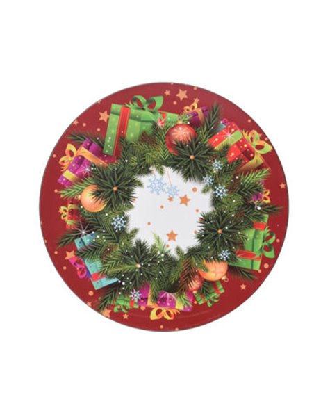 Χριστουγεννιάτικη πιατέλα με στεφάνι ∅33εκ. Σχέδιο 4