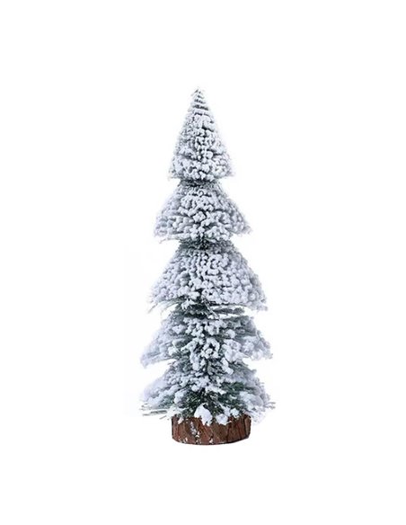 Χιονισμένο έλατο διακοσμητικό Υ25xØ8εκ.