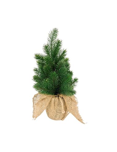 Πεύκο τεχνητό σε γλάστρα με παγωμένη κορυφή ∅19xΥ30εκ.