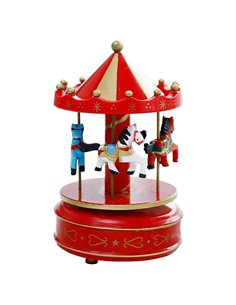Καρουζέλ περιστρεφόμενο με μουσική, Υ18,5x10,5x10,5εκ.