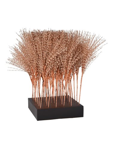 Χριστουγεννιάτικο διακοσμητικό λουλούδι χάλκινο 60x2.5x10εκ.