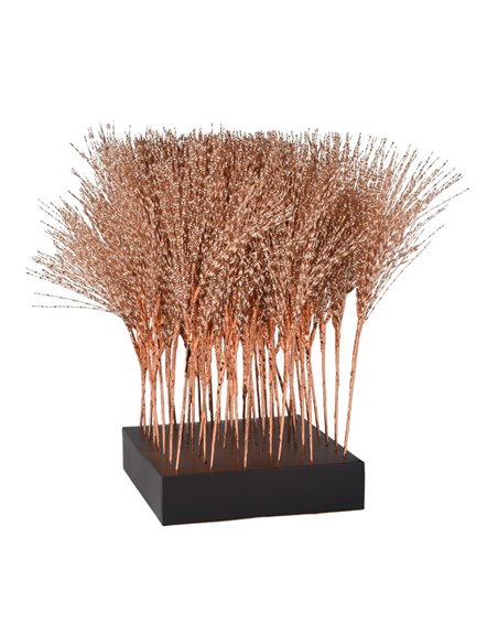 Χριστουγεννιάτικο διακοσμητικό λουλούδι χάλκινο 60x2.5x10εκ.