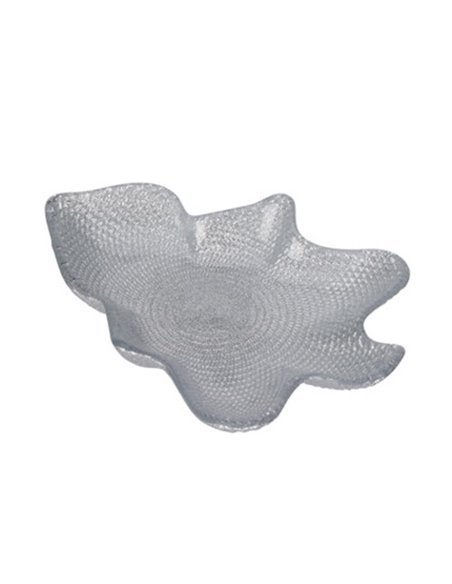 Γυάλινη πιατέλα χριστουγεννιάτικο δέντρο διάφανο 22,5x30,5x4,5εκ