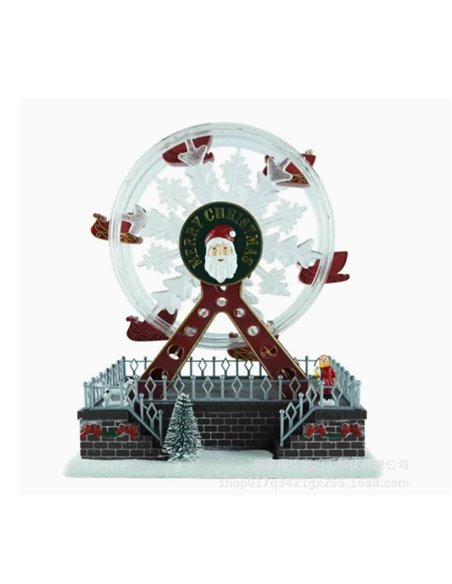 Ρόδα λούνα-παρκ με LED και μουσική, Υ29x28x17,5εκ.