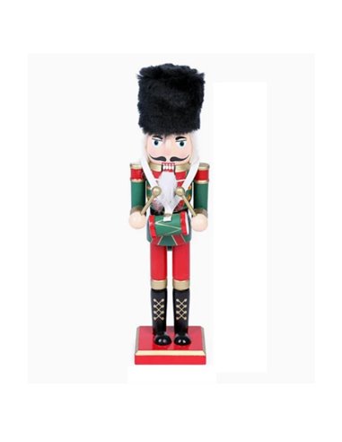 Καρυοθραύστης ξύλινος κόκκινος 1 Υ30x7x7εκ.