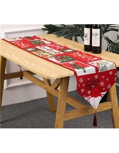 Τραπεζομάντηλο χριστουγεννιάτικο 180x35εκ. Σχέδιο 4