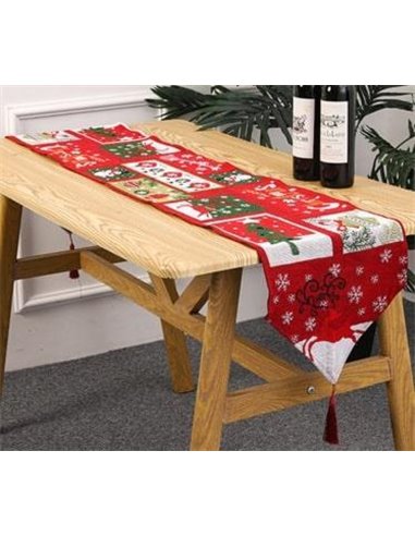 Τραπεζομάντηλο χριστουγεννιάτικο 180x35εκ. Σχέδιο 4