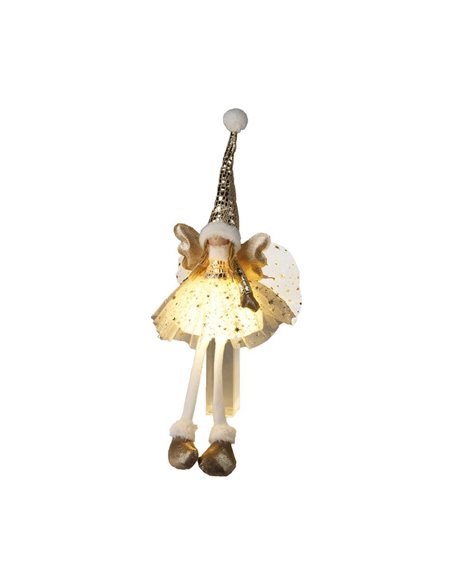 Αγγελάκι φωτιζόμενο LED χρυσό Υ60εκ.