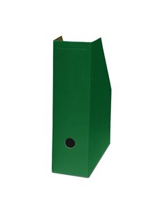 Νext θήκη περιοδικών classic πράσινη χάρτινη Υ32x25x9εκ.