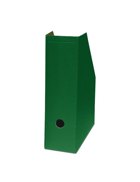 Νext θήκη περιοδικών classic πράσινη χάρτινη Υ32x25x9εκ.