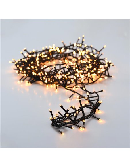 Χριστουγεννιάτικα φωτάκια 1200 θερμά λευκά LED 24μ