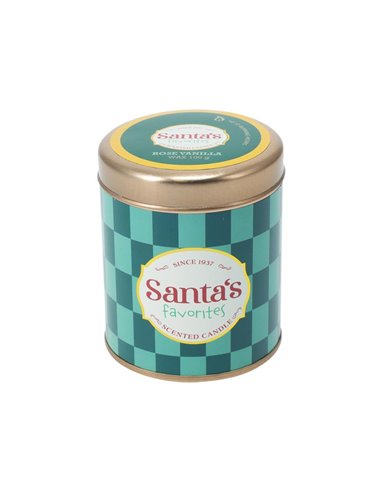 Αρωματικό κερί χριστουγεννιάτικο Rose Vanilla 7x8εκ.