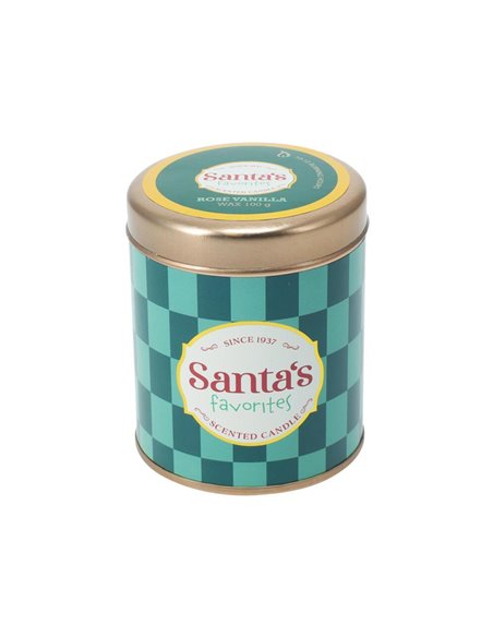 Αρωματικό κερί χριστουγεννιάτικο Rose Vanilla 7x8εκ.