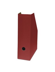 Νext θήκη περιοδικών classic μπορντώ χάρτινη Υ32x25x9εκ.