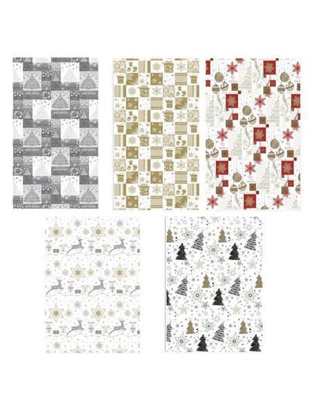 Χαρτί περιτυλίγματος ρολό 70x100εκ. "χριστουγεννιάτικα σχέδια" (P1 _GW_211)