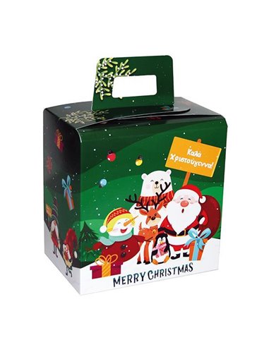 Next τσάντα-κουτί δώρου Υ18x17x12εκ. "Καλά Χριστούγεννα" Medium