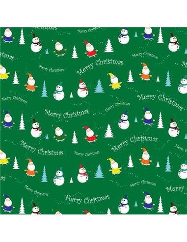 Next χαρτί περιτυλίγματος 16 φύλλα 70x100εκ. "merry christmas"