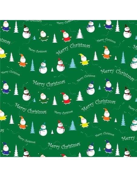 Next χαρτί περιτυλίγματος 16 φύλλα 70x100εκ. "merry christmas"