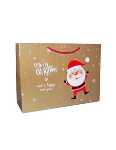 Next χάρτινη τσάντα Santa Claus Υ26x36x12εκ
