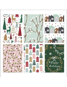 Χαρτί περιτυλίγματος ρολό 70x200εκ. Festive Joy 3