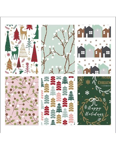 Χαρτί περιτυλίγματος ρολό 70x200εκ. Festive Joy 3