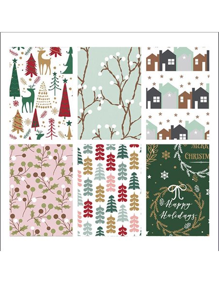 Χαρτί περιτυλίγματος ρολό 70x200εκ. Festive Joy 3