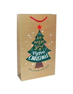 Next χάρτινη τσάντα Christmas tree Υ41x24,5x9εκ