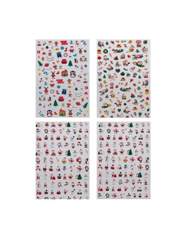 Χριστουγεννιάτικα αυτοκόλλητα 3D Festive Magic μικρά
