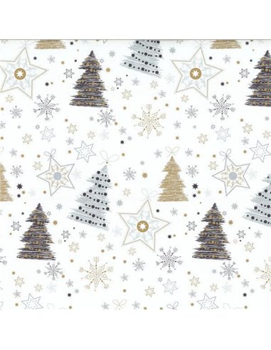 Next χαρτί περιτυλίγματος 16 φύλλα 70x100εκ. "έλατα"