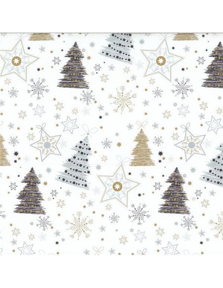 Next χαρτί περιτυλίγματος 16 φύλλα 70x100εκ. "έλατα"