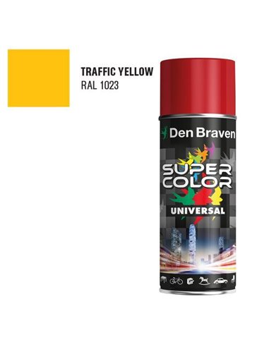 Den Braven SC UNIVERSAL ακρυλικό σπρέυ κίτρινο 400ml