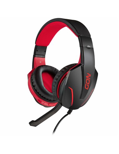 NOD G-HDS-001 GAMING HEADSET BLACK WITH RED LED